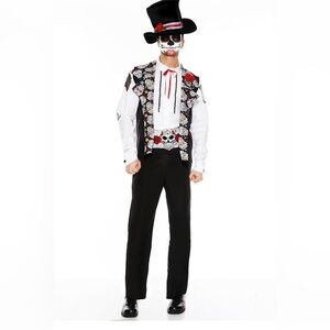 Keeper of Spirits adult Costume - Black and White